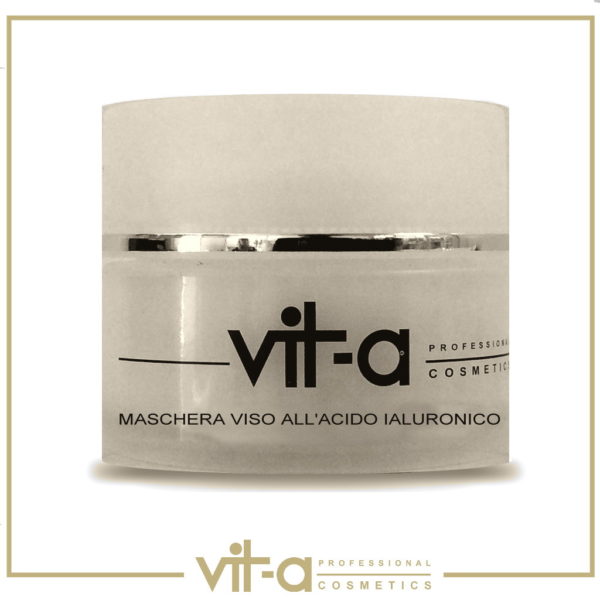 maschera viso all'acido ialuronico